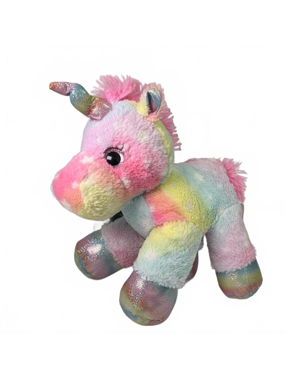 Rainbow Glitter Unicorn Plush Rainbow Tie Dye Magical Unicorn